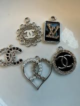 Designer metal charms