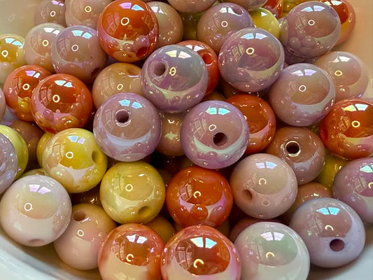 16mm light pastel Halloween mix bead