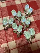 32mm double sided galaxy metal tulip beads