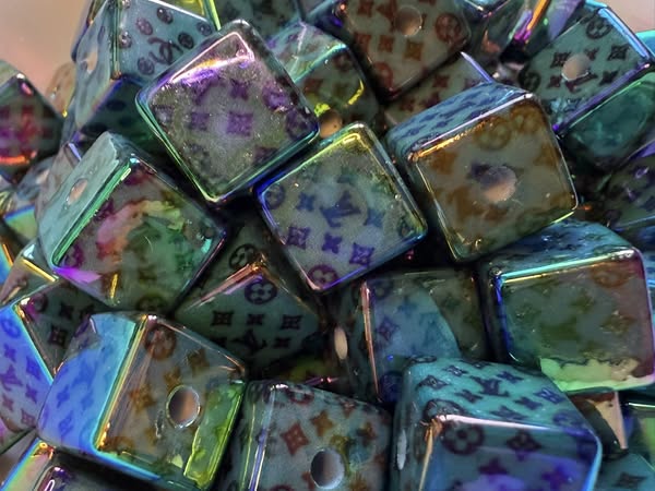 14mm designer LV color cubes