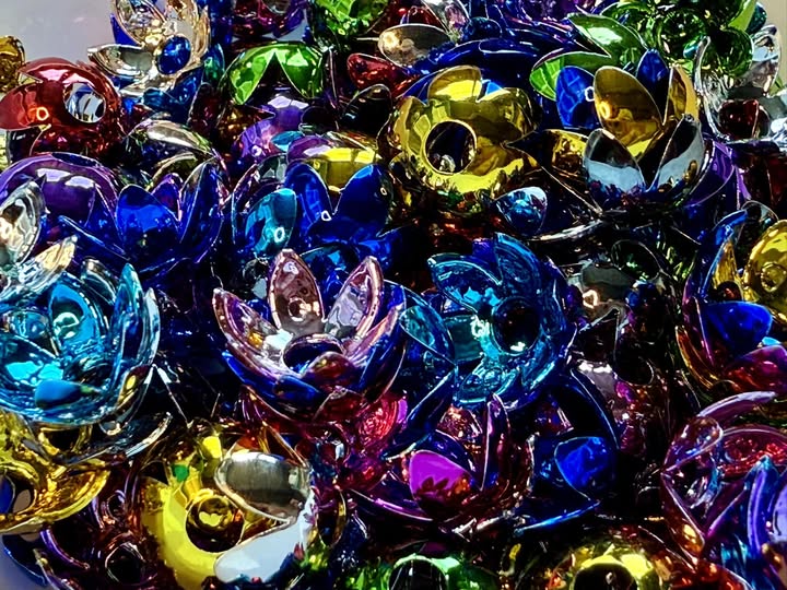 16mm metallic color bead cover