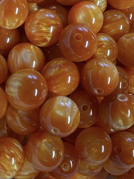 16mm mica cats eye resin bead.