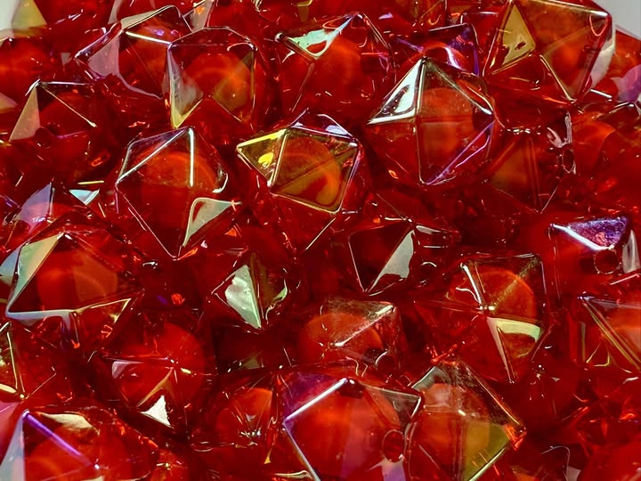 16mm double layer hex bead