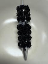 Fancy flower, rhinestone and pearl beadable pens