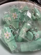 50mm silicone tumbler charm with hardware