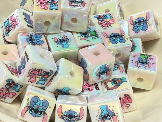 18mm stitch and Angel square beads