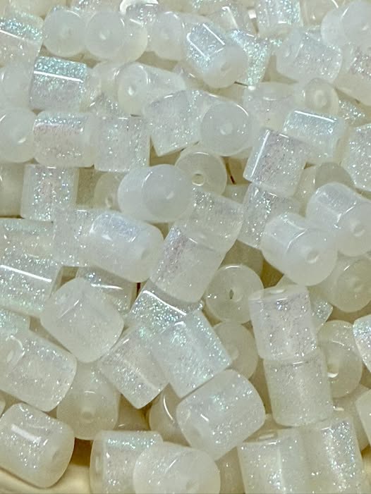 6mm white galaxy beautiful beads (not for pens)