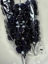 Fancy flower, rhinestone and pearl beadable pens