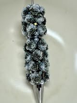 Fancy flower, rhinestone and pearl beadable pens