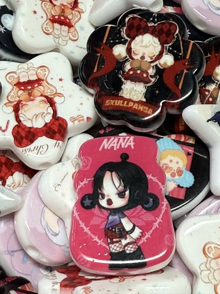 26mm Skull Panda special Christmas series beads