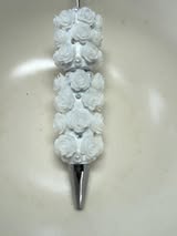 Fancy flower, rhinestone and pearl beadable pens