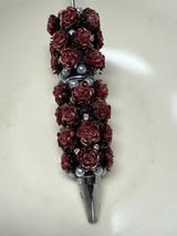 Fancy flower, rhinestone and pearl beadable pens
