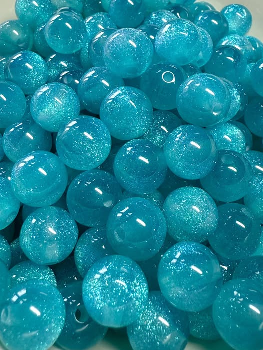 12mm galaxy resin beads