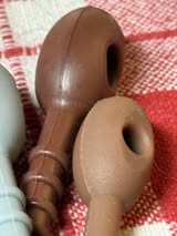 8.5” sperm head silicone zip ties