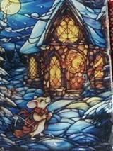 4cm double-sided stained glass acrylics