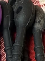 8.5” sperm head silicone zip ties