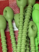 8.5” sperm head silicone zip ties