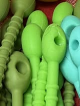 8.5” sperm head silicone zip ties