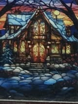 4cm double-sided stained glass acrylics