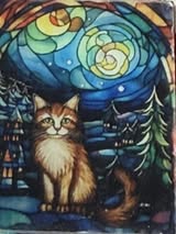 4cm double-sided stained glass acrylics