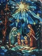 4cm double-sided stained glass acrylics