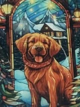 4cm double-sided stained glass acrylics