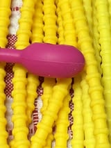 8.5” sperm head silicone zip ties
