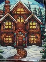 4cm double-sided stained glass acrylics