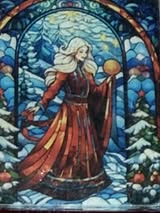 4cm double-sided stained glass acrylics