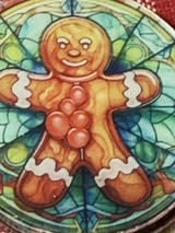 4cm double-sided stained glass acrylics