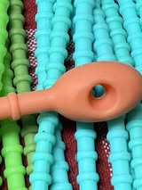 8.5” sperm head silicone zip ties