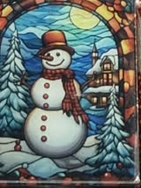 4cm double-sided stained glass acrylics