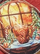 4cm double-sided stained glass acrylics