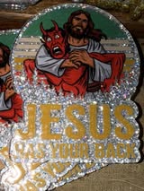 Badge reel acrylic flat backs