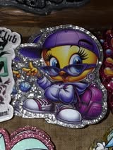 Badge reel acrylic flat backs