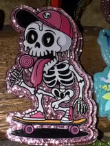 Badge reel acrylic flat backs