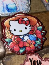 Badge reel acrylic flat backs