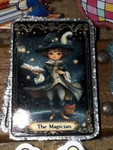 Badge reel acrylic flat backs