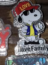 Badge reel acrylic flat backs