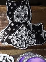 Badge reel acrylic flat backs