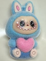 27mm Fluffy Labubu pendant charms