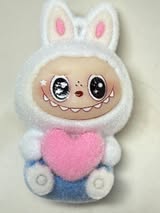 27mm Fluffy Labubu pendant charms