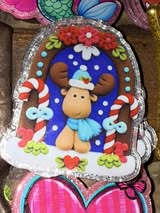 Badge reel acrylic flat backs