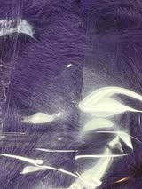 2.5” fluffy pompom with chain and lobster claw hardware.