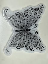 Badge reel acrylic flat backs