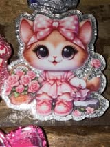 Badge reel acrylic flat backs