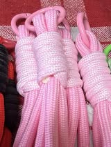 6” double looped keychains with spring ring hardware.