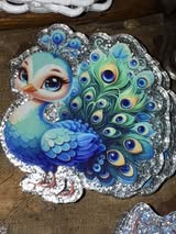 Badge reel acrylic flat backs