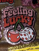 Badge reel acrylic flat backs