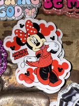 Badge reel acrylic flat backs